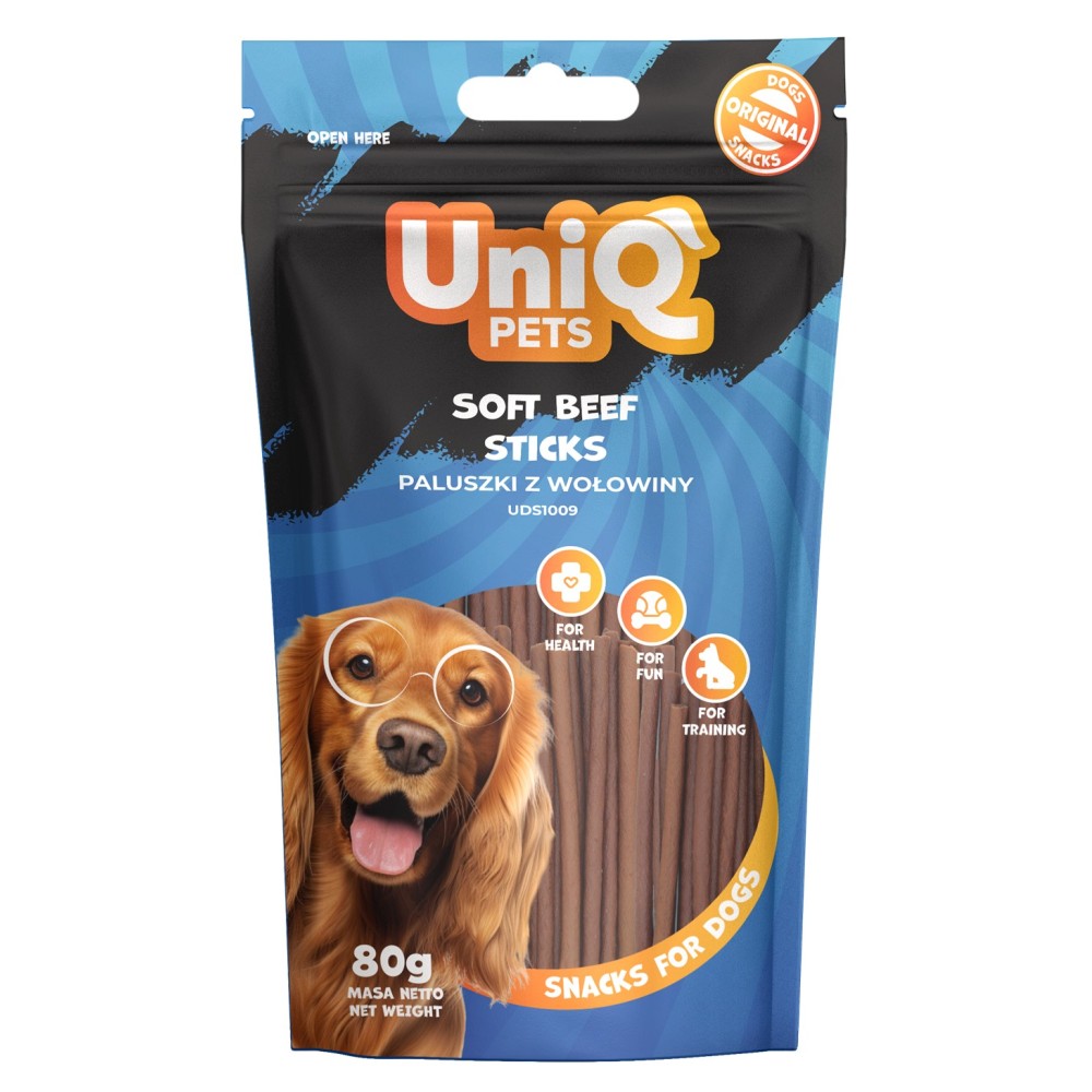 Uniq 80gr Λιχουδιά για Σκύλους Μαλακά Στικς με Μοσχάρι Uniq 80gr Λιχουδιά για Σκύλους Μαλακά Στικς με Μοσχάρι