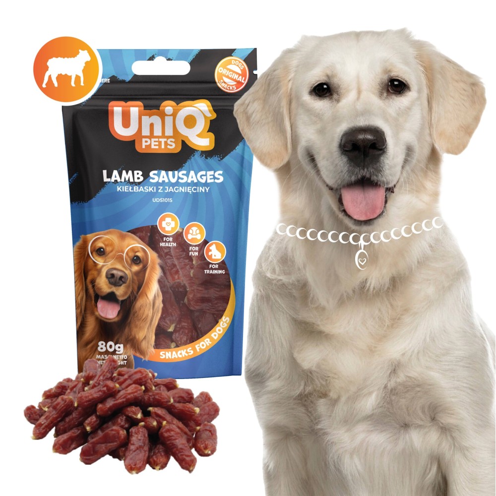 Uniq 80gr Λιχουδιά για Σκύλους Λουκάνικα με Αρνί Uniq 80gr Λιχουδιά για Σκύλους Λουκάνικα με Αρνί