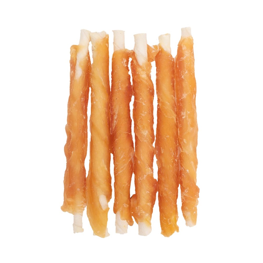 Uniq 250gr Λιχουδιά για Σκύλους Στικς από Δέρμα Κοτόπουλου Τυλιγμένα με Κοτόπουλο