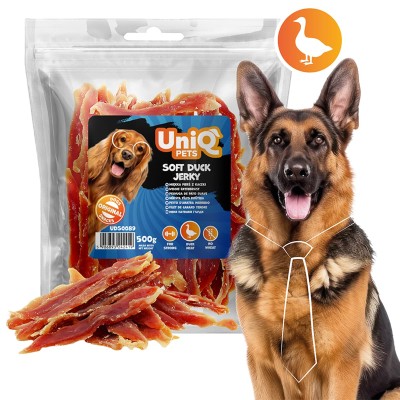 Uniq 500gr Λιχουδιά για Σκύλους Μαλακά Κομμάτια Πάπιας