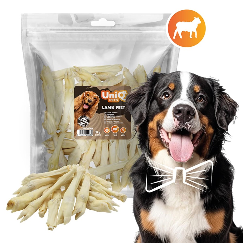 Uniq 1kg Λιχουδιά για Σκύλους Πόδια Αρνιού