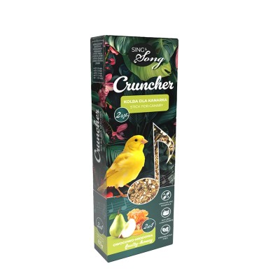 SING&SONG CRUNCHER 85gr Τροφή για Καναρίνια 2 σε 1 με Μέλι και Φρούτα SING&SONG CRUNCHER 85gr Τροφή για Καναρίνια 2 σε 1 με Μέλι και Φρούτα