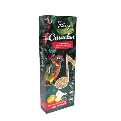 SING&SONG CRUNCHER 85gr Τροφή για Μεσαίου Μεγέθους Παπαγάλους με Αυγό και Τροπικά Φρούτα SING&SONG CRUNCHER 85gr Τροφή για Μεσαίου Μεγέθους Παπαγάλους με Αυγό και Τροπικά Φρούτα