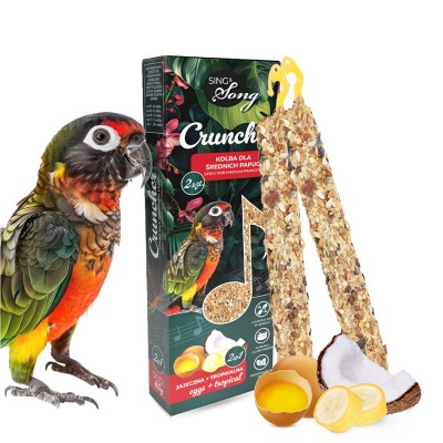 SING&SONG CRUNCHER 85gr Τροφή για Μεσαίου Μεγέθους Παπαγάλους με Αυγό και Τροπικά Φρούτα SING&SONG CRUNCHER 85gr Τροφή για Μεσαίου Μεγέθους Παπαγάλους με Αυγό και Τροπικά Φρούτα