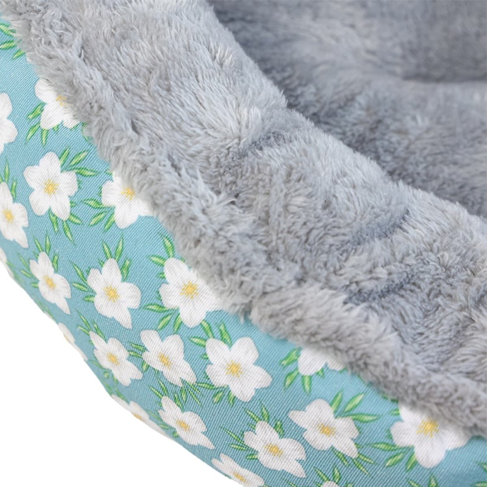 Uniq Κρεβάτι Κατοικιδίων DAILYNAP SNOWFLAKE Στρογγυλό Μπλε Small