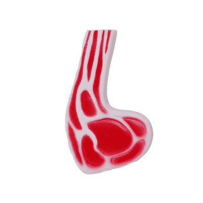 Uniq Παιχνίδι για Σκύλους Σχήμα Μπριζόλας από Καουτσούκ Με ήχο 13εκ.