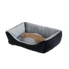 Uniq Κρεβάτι Κατοικιδίων DAILYNAP BONE Τετράγωνο Μαύρο XLarge