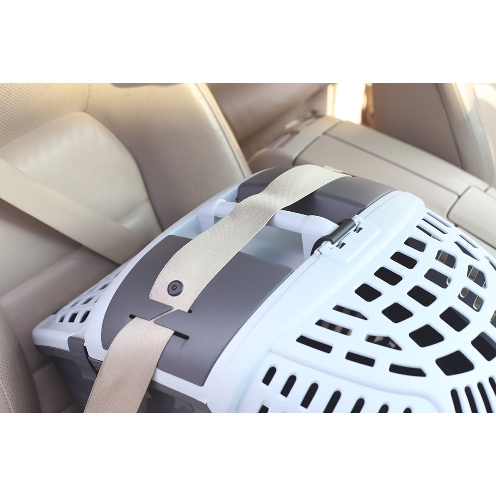 Uniq Pets Κλουβί Μεταφοράς Safeport Avior Χωρίς Bpa (Δισφαινόλη) Γκρι