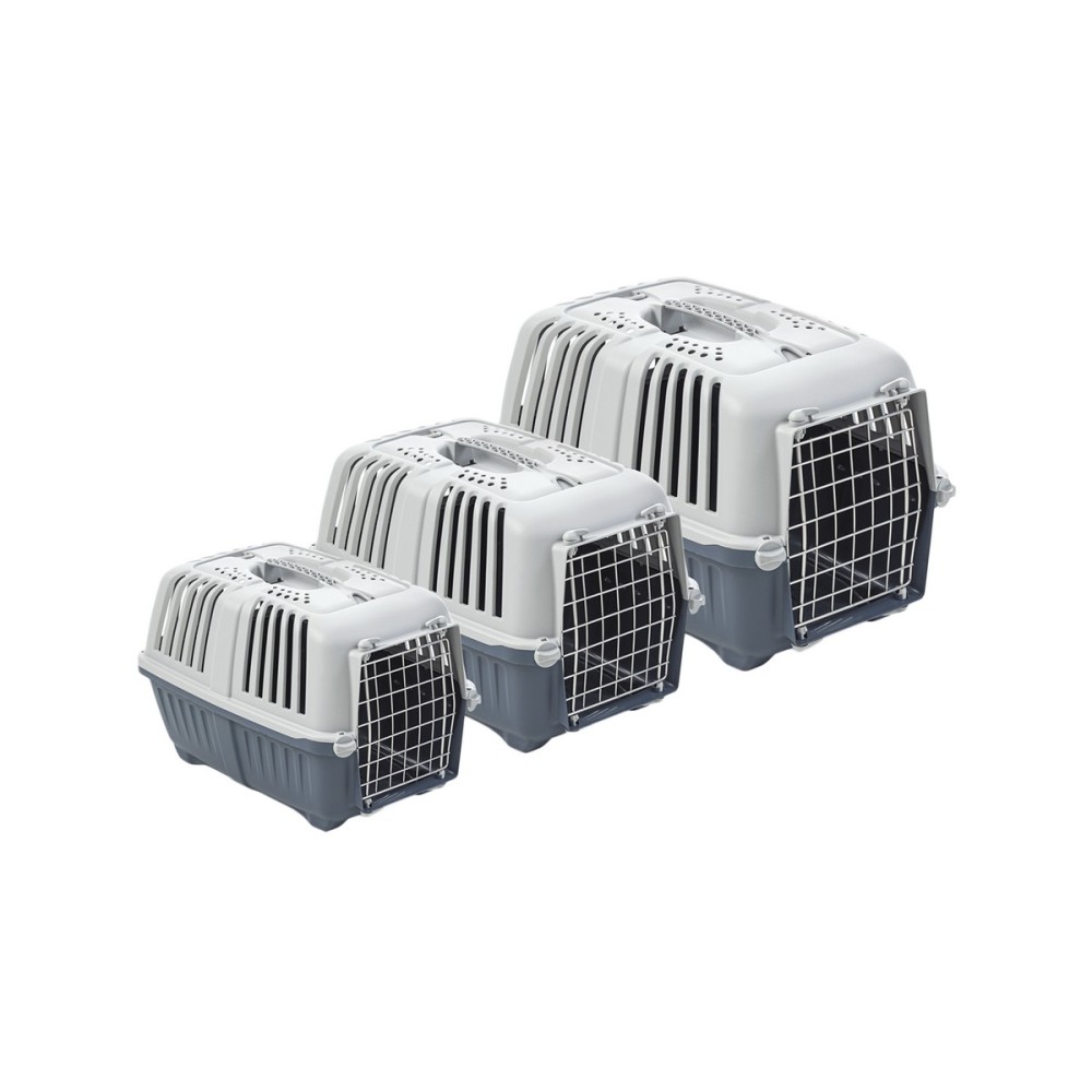 Uniq Pets Κλουβί Μεταφοράς Πρακτικό Μοντέλο 1 Metal Σκούρο Μπλε