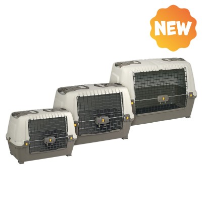 Uniq Pets Κλουβί Μεταφοράς Skudo Car 100 Καφέ