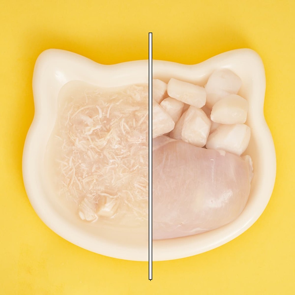 Uniq Yummy Soup 60gr για Γάτες με Κοτόπουλο και Χτένια σε Τασάκι 6τμχ