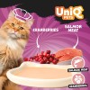 Uniq Delight Shake 60gr για Γάτες με Σολομό και Κράνμπερι σε Τασάκι 6τμχ