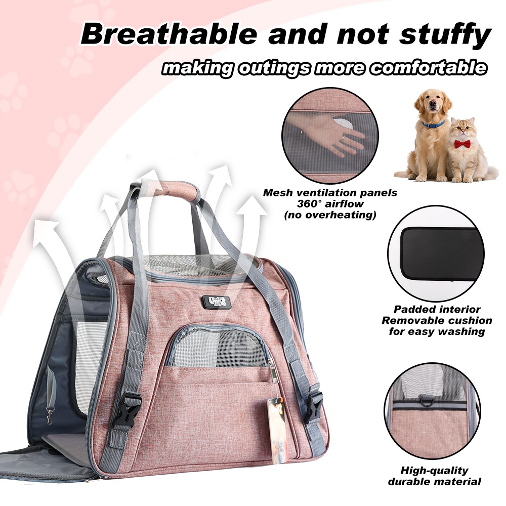 Uniq Τσάντα Μεταφοράς FURTOTE PETVENTURE με Χερούλι Ώμου Καπουτσίνο