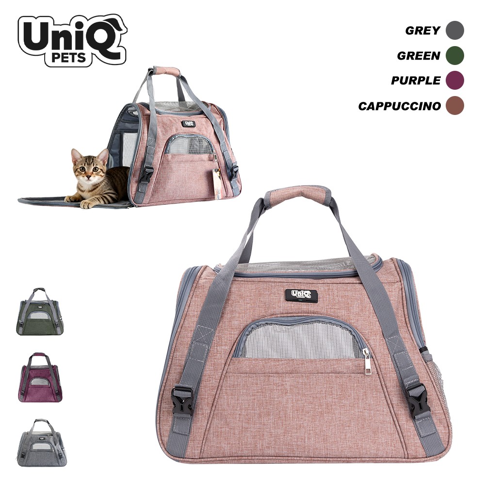 Uniq Τσάντα Μεταφοράς FURTOTE PETVENTURE με Χερούλι Ώμου Καπουτσίνο