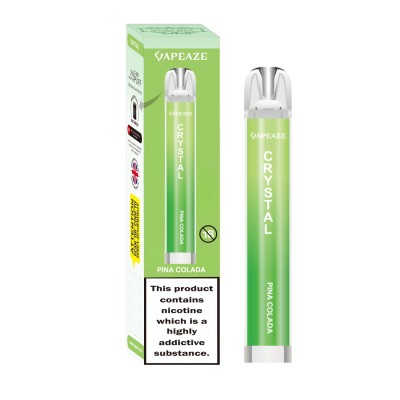 Vapeaze Crystal Vape μιας χρήσης Pina Colada 2ml 2% νικοτίνη 700puffs
